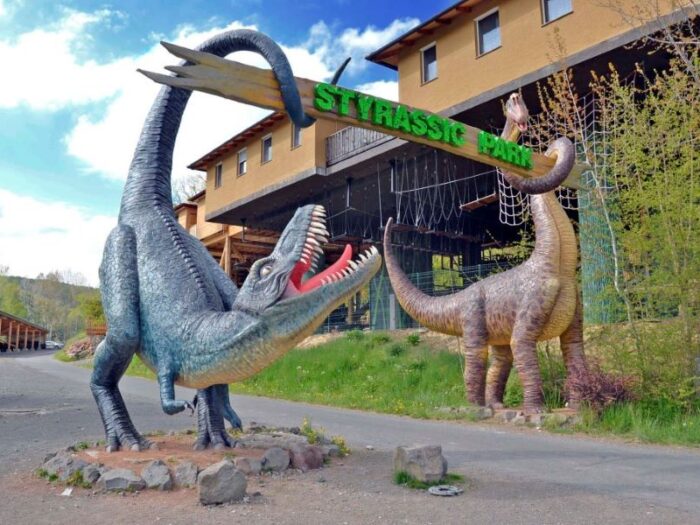 Image of Entry area in Styrassic Park in Bad Gleichenberg