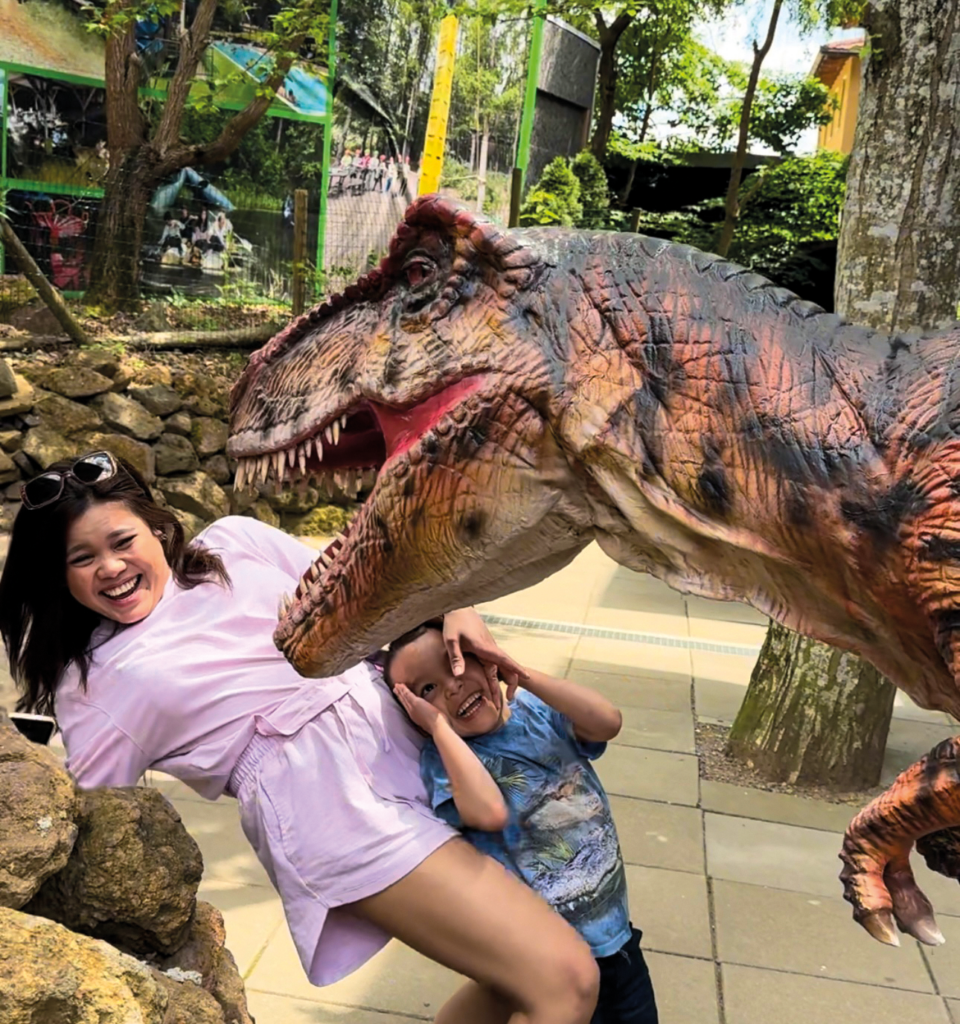 Picture of Tiktok Star Rexi in the adventure park