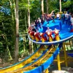 Image of Flying Ufo attraction in styrassicpark