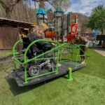 Image of wheelchair seesaw at the wheelchair playground in Bad Gleichenberg
