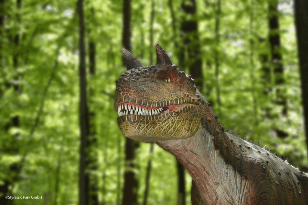 Bild vom Carnotaurus im Styrassic Park