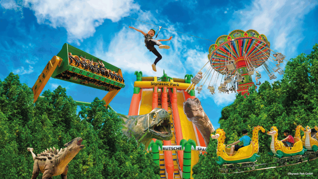Bild vom Styrassic Park Attraktionen