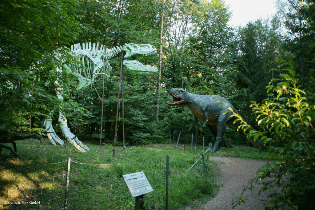 Bild von TREX VS TREX-Skelett im Styrassic Park